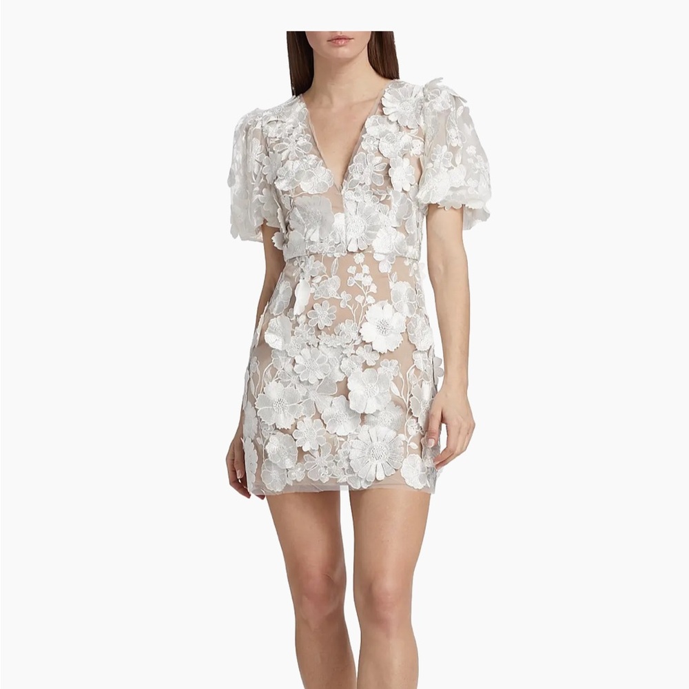 Elliatt

Zayla Floral Lace Puff-Sleeve Minidress